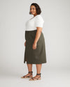 Stretch Twill Sahara Skirt - Nori thumbnail 1