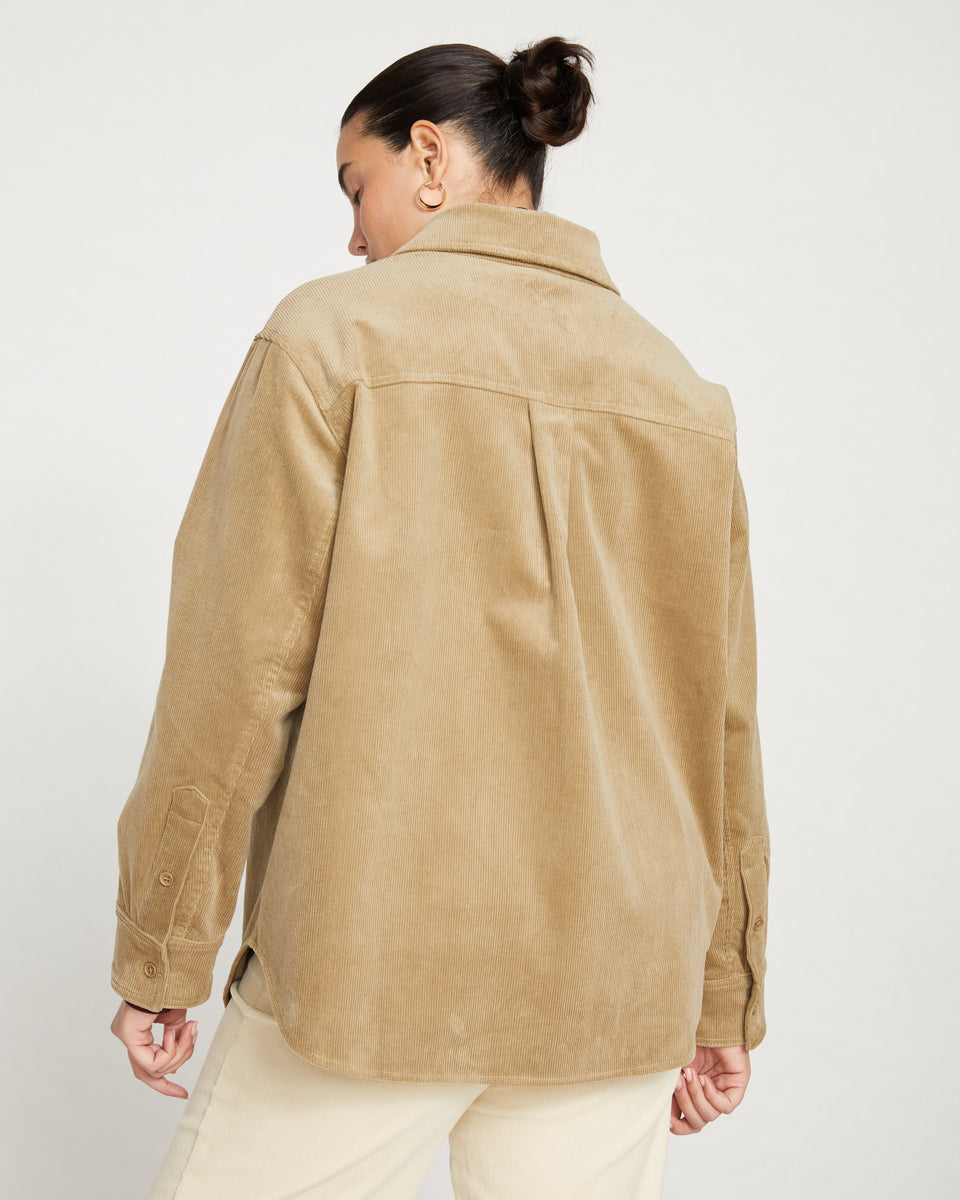 Corduroy Greenwich Jacket - Khaki Zoom image 3