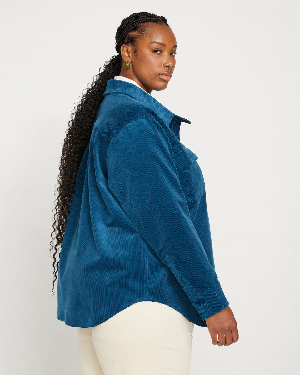 Corduroy Greenwich Jacket - Storm Zoom image 2