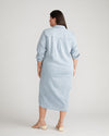 Odeon Stretch Cotton Chambray Shirtdress - Heritage Blue thumbnail 2