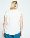 Cooling Stretch Cupro Shell Top - Cream thumbnail 3