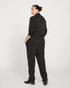 Cooling Stretch Cupro Jumpsuit - Black thumbnail 6