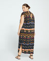 Coco Cupro Kaftan - Midnight Ikat thumbnail 4