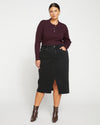 Dakota Denim Skirt - Broken Black thumbnail 1