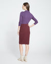 Danube Jersey Skirt - Black Cherry thumbnail 3