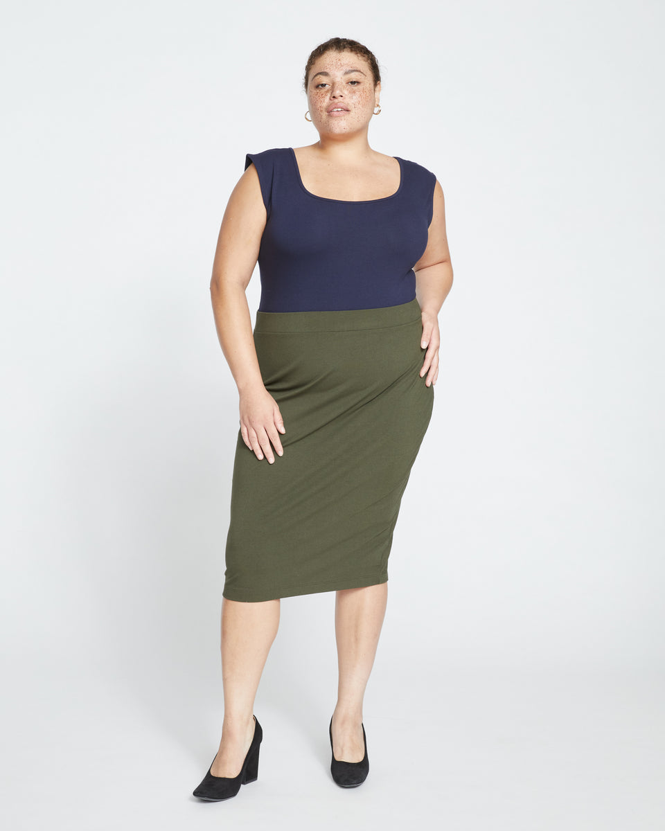 Danube Jersey Skirt - Nori Zoom image 1