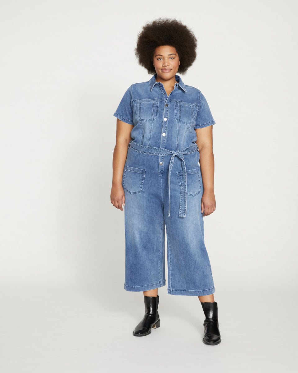 Kate Denim Jumpsuit - Austin Blue Zoom image 4