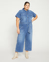 Kate Denim Jumpsuit - Austin Blue thumbnail 0