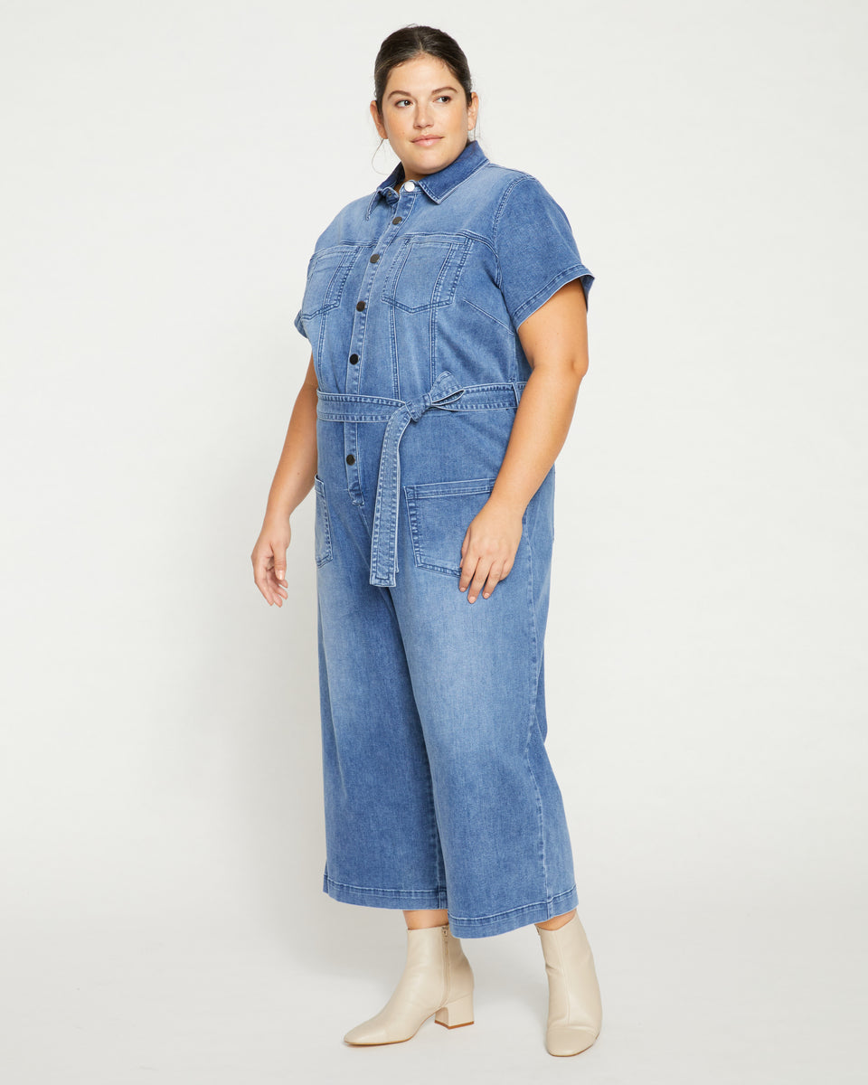 Kate Denim Jumpsuit - Austin Blue Zoom image 2