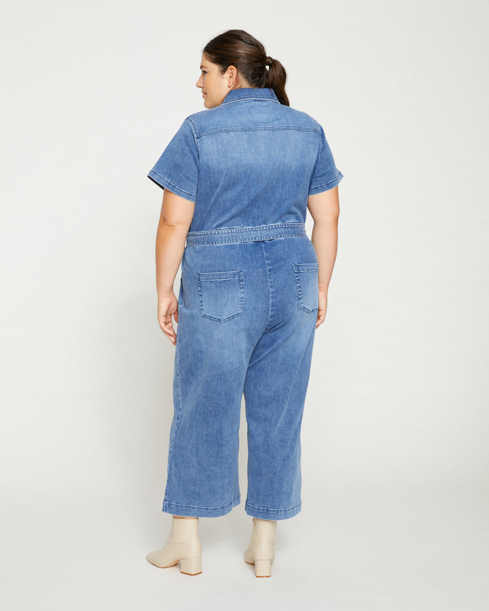 Kate Denim Jumpsuit - Austin Blue Zoom image 3