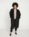 Reversible Double Face Luxe Coat - Black thumbnail 0