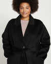 Reversible Double Face Luxe Coat - Black thumbnail 1