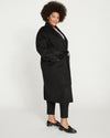 Reversible Double Face Luxe Coat - Black thumbnail 2