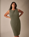 Henning x US Carlisle Crepe Dress - Nori thumbnail 0