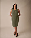 Henning x US Carlisle Crepe Dress - Nori thumbnail 3