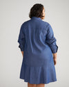 Perfect Tencel Chambray Drop Waist Shirtdress - Midnight Blue thumbnail 2