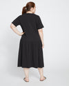 Sunday Garden T-Shirt Dress - Black thumbnail 3