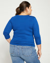 Foundation Long Sleeve Crew Neck Tee - Lapis thumbnail 3