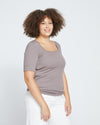 Foundation Short Sleeve Square Neck Tee - Nutmeg thumbnail 2