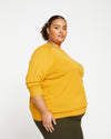 Eco Relaxed Core Sweater - Dried Saffron thumbnail 2