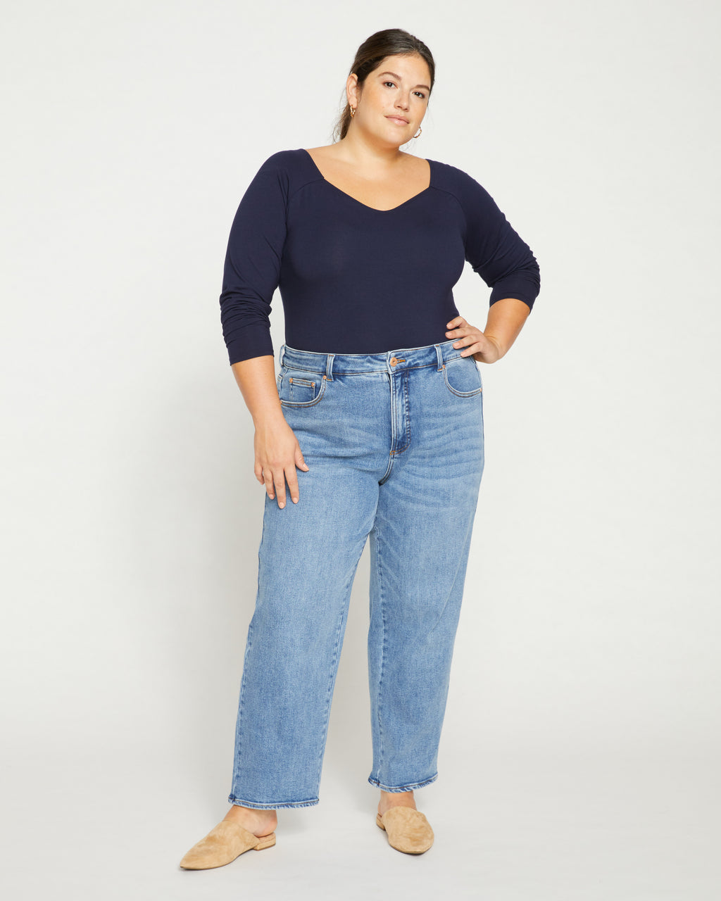 Universal Standard Charlie High Rise Sailor Jeans