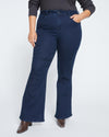 Farrah High Rise Flared Jeans - Dark Indigo thumbnail 1