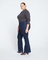 Farrah High Rise Flared Jeans - Dark Indigo thumbnail 2