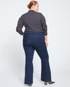 Farrah High Rise Flared Jeans - Dark Indigo thumbnail 3