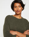 Fuzzy High-Low Sweater - Nori thumbnail 1