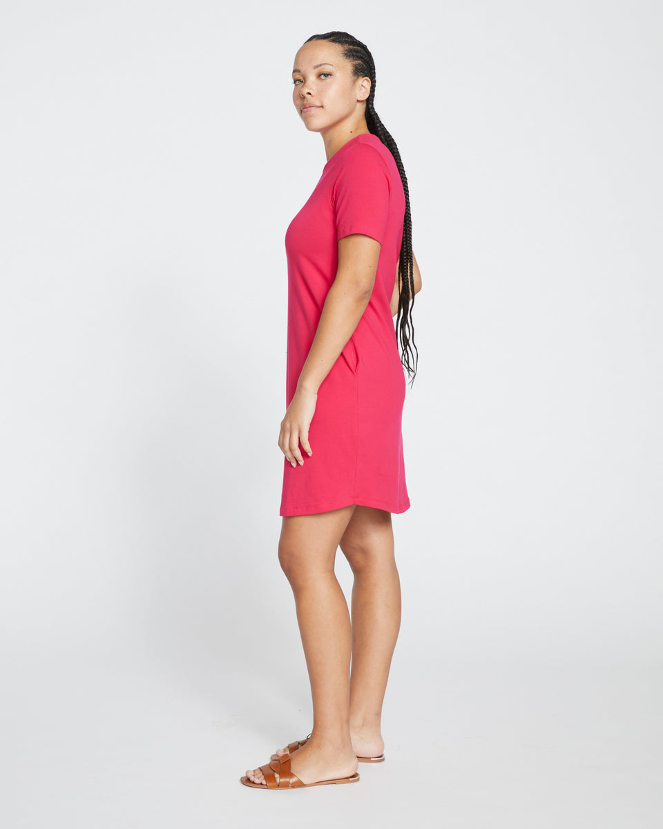 Halie T-Shirt Dress - Cerise Zoom image 0