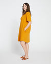 Halie T-Shirt Dress - Dried Saffron thumbnail 2