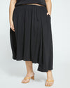 Palma Cupro Skirt - Black thumbnail 1