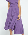 Palma Cupro Skirt - Potion Purple thumbnail 1