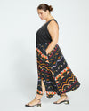 Palma Cupro Skirt - Midnight Ikat thumbnail 2