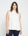 Heatwave Divine Jersey Flared Tank - White thumbnail 0