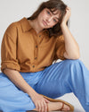 Iris Linen Easy Pull-On Pants - Hamptons Hydrangea thumbnail 0