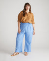 Iris Linen Easy Pull-On Pants - Hamptons Hydrangea thumbnail 1