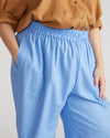 Iris Linen Easy Pull-On Pants - Hamptons Hydrangea thumbnail 3