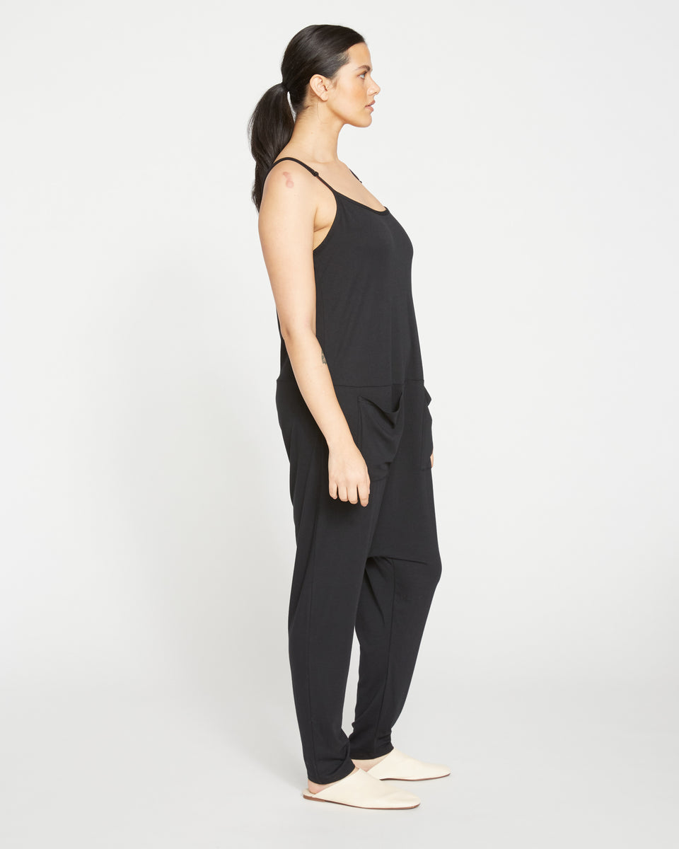 UltimateS Jackson Sleeveless Jumpsuit - Black Zoom image 3