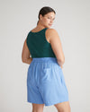 Juniper Linen Easy Pull-On Shorts - Hamptons Hydrangea thumbnail 0