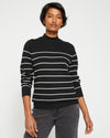 Mariniere Eco Relaxed Core Sweater - Black/White thumbnail 0