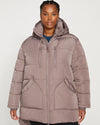 Matterhorn Mid Hooded Puffer - Morel thumbnail 0