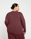 Classic Light Terry Meridian Zip Pullover - Black Cherry thumbnail 1