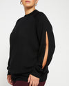 Beals Merino Cut-Out Sweater - Black thumbnail 0