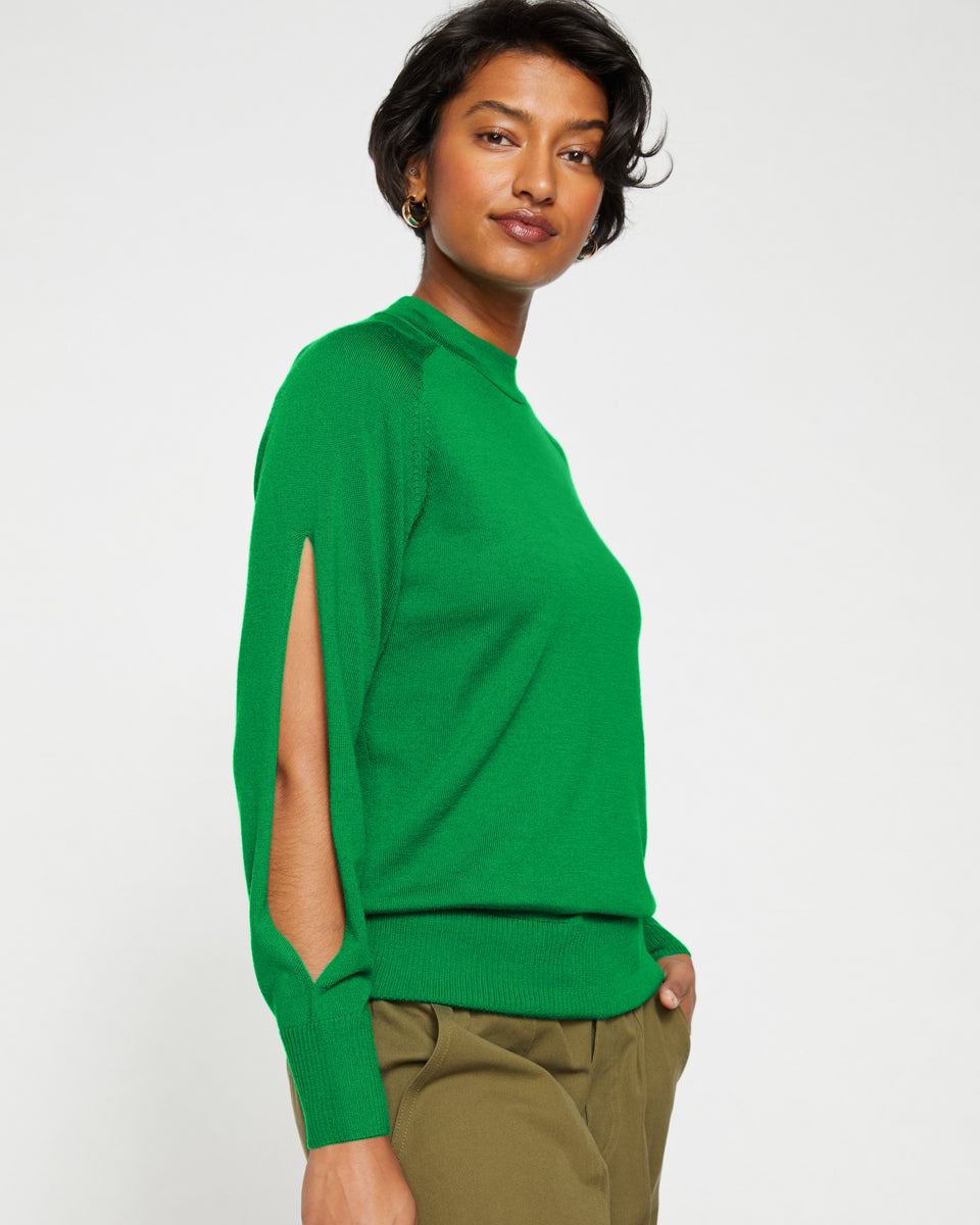 Beals Merino Cut-Out Sweater - Jardin Zoom image 0