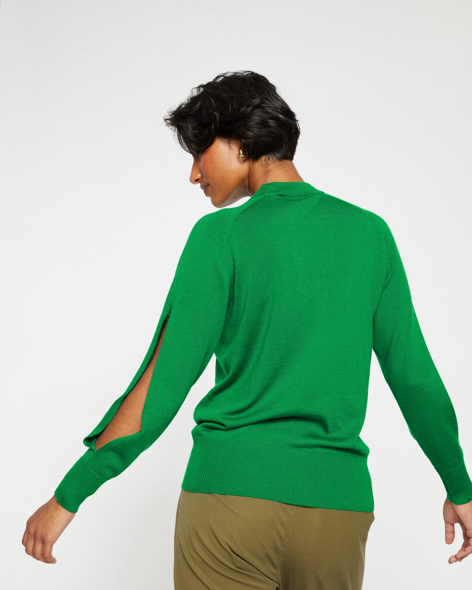 Beals Merino Cut-Out Sweater - Jardin Zoom image 3