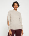 Beals Merino Cut-Out Sweater - Succulent thumbnail 0