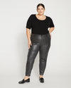 Shimmer Seine High Rise Skinny Jeans 27 Inch - Black thumbnail 0