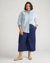 Perfect Tencel Chambray Culottes - Cerulean thumbnail 0