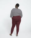 Minimalist Moro Pocket Signature Ponte Pants - Black Cherry thumbnail 4